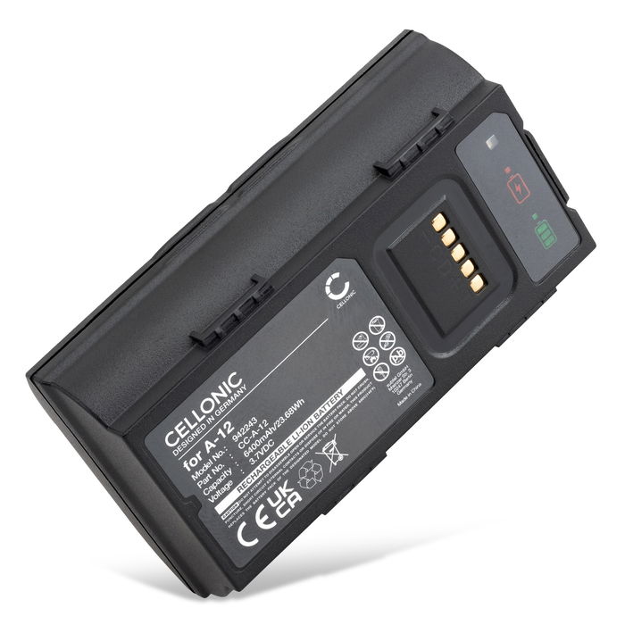 Batteri for Arlo A-12 Accu 6400mAh Akku bytte Batteri