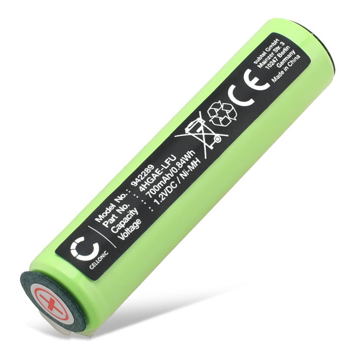 Batteri for Braun BT3021 Type 5516 Accu 700mAh Akku bytte Batteri