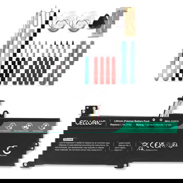 Batteri for Lenovo V14, V15, IdeaPad 3, IdeaPad S145-14AST, 15IWL, IdeaPad 320-14IKB, 15IKB 4100mAh + Verktøy fra CELLONIC