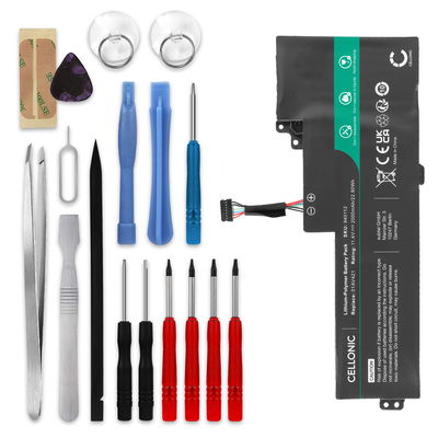 Batteri for Lenovo ThinkPad T480, T470, T470s, T470p, A485, A258, 25, A475, 01AV421 2000mAh 11.4V + Verktøy fra CELLONIC