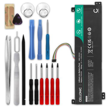 Batteri for Lenovo V130-15IGM, 15IKB, V330-14IKB, 15IKB, 15ISK V530-14IKB, 15IKB 4500mAh 7.6V + Verktøy fra CELLONIC