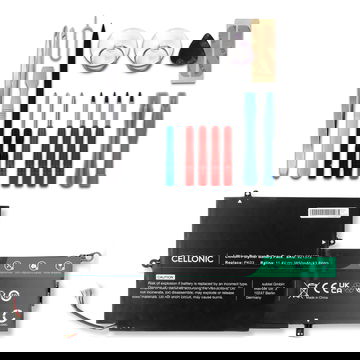 Batteri for HP Spectre 13-4000 series / Spectre x360 13-4000 series / Spectre Pro x360 G1/G2 + Werkzeug-Set 4800mAh 11.4V + Verktøy fra CELLONIC