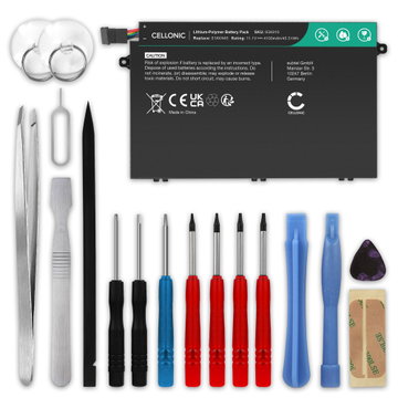 Batteri for Lenovo Thinkpad E480, E485, E490, E580, E585, E590, E595, R480, R580 4100mAh 11.4V + Verktøy fra subtel