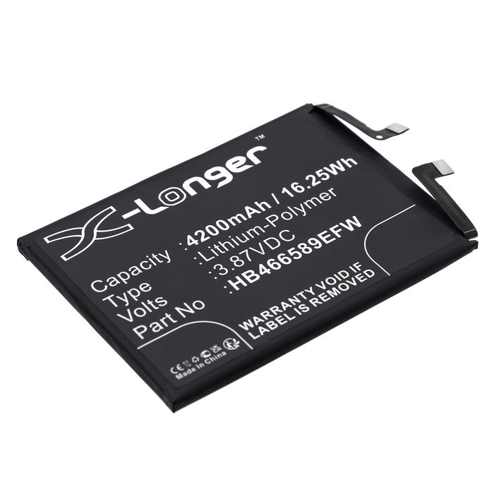 Batteri for Huawei Nova 8i, Honor 50 lite 4200mAh fra CELLONIC