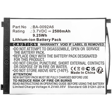 Batteri for Cipherlab RS31 2500mAh 3.7V fra CELLONIC