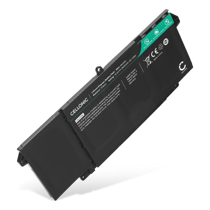 Batteri for Dell Latitude 7420, 7320, 5320, 7520, 13 5320, Dell 7FMXV, 4M1JN, 9JM71 3600mAh 15.2V fra CELLONIC