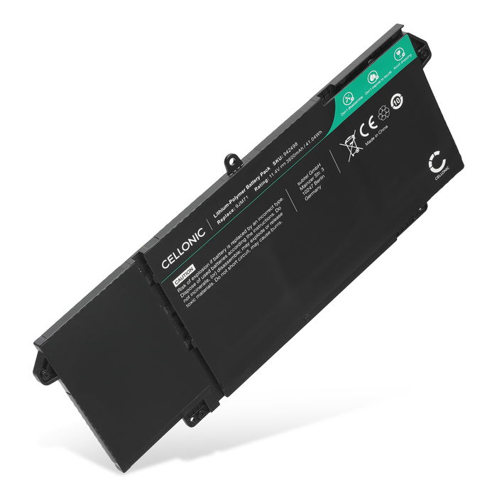 Batteri for Dell Latitude 7420, 7320, 7520, 13 5320, 7320 2-in-1, Dell 7FMXV, 4M1JN, 9JM71 3600mAh 11.4V fra CELLONIC