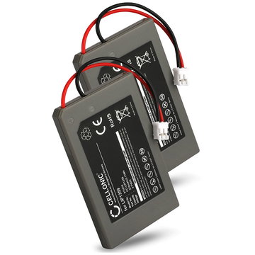 2x Batteri for Sony PlayStation Dualshock 3 Controller, PS3 Dualshock CECHZC2A, CECHZC2E, CECHZC2H, CECHZC2J, CECHZC2U, LIP1359 570mAh fra CELLONIC