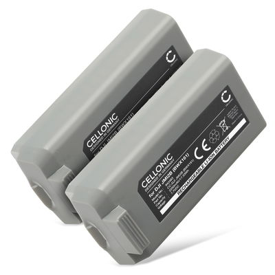 2x Batteri for DJI Mini 2, Mini 2 SE, Mavic Mini 2, Mavic Mini SE 2250mAh fra CELLONIC