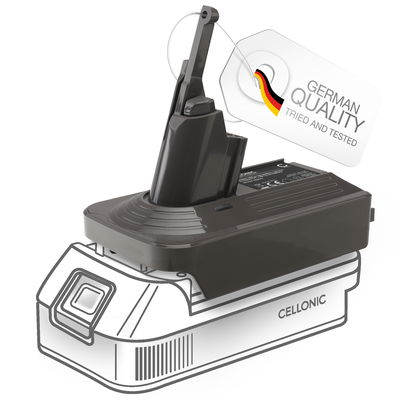 Batteriadapter Makita 18V til Dyson V7 & V8-seriens - MT18V7V8 konverter for Dyson støvsugere fra CELLONIC