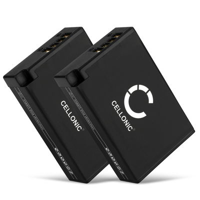 2x Batteri for Canon EOS 750D EOS 760D EOS 770D EOS 800D EOS Kiss X8i EOS M3 EOS M5 EOS M6 EOS Rebel T6i EOS Rebel T6s Kameraer 950mAh fra CELLONIC