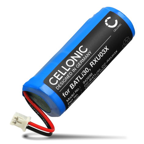 Batteri til DAITEM SH502AX; SH195AX; SH196AX; SH501AX; SH503AX BATLi30, RXU03X (1500mAh, 3.7V) fra CELLONIC