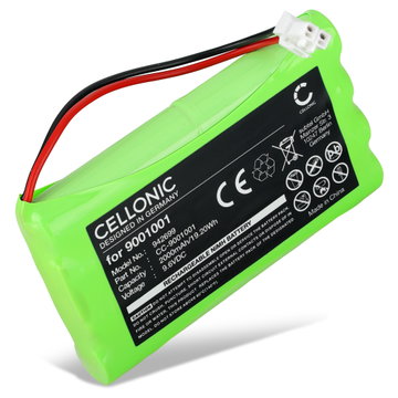 Batteri for Bosch Somfy Axovia 220B, Dexxo Optimo, Elixo Optimo 24V RTS, Ixengo S, Elixo 500 3S, Dexxo Compact 2000mAh fra CELLONIC