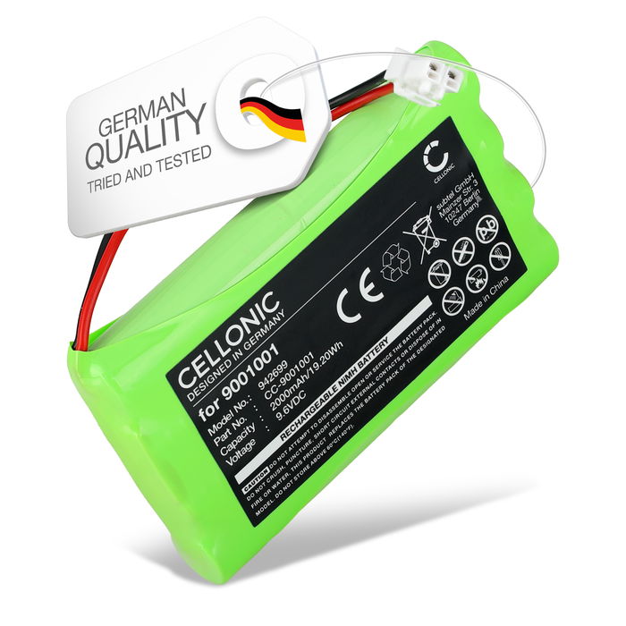 Batteri for Bosch Somfy Axovia 220B, Dexxo Optimo, Elixo Optimo 24V RTS, Ixengo S, Elixo 500 3S, Dexxo Compact 2000mAh fra CELLONIC