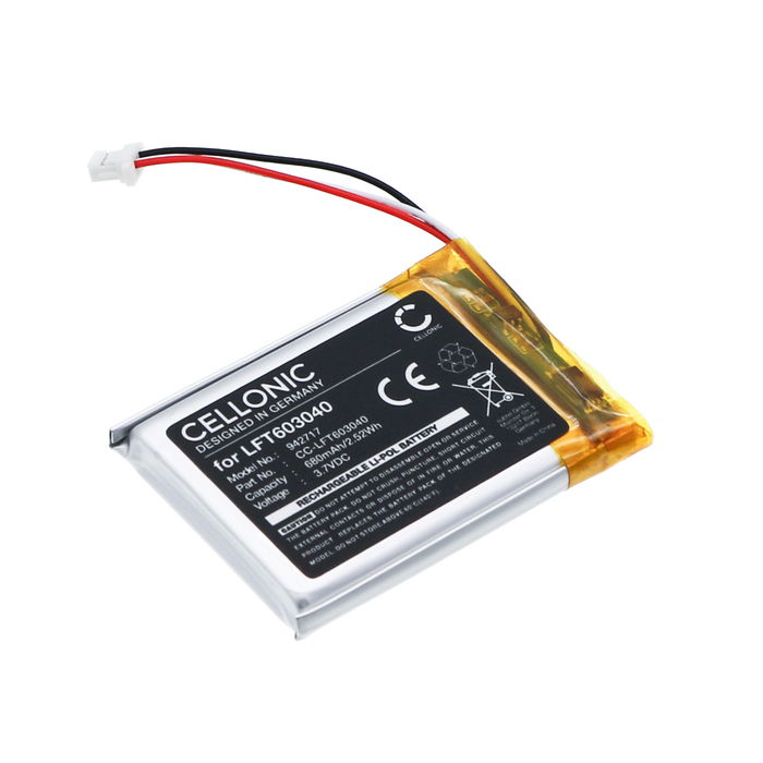 Batteri for Philips TAPH805 680mAh fra CELLONIC