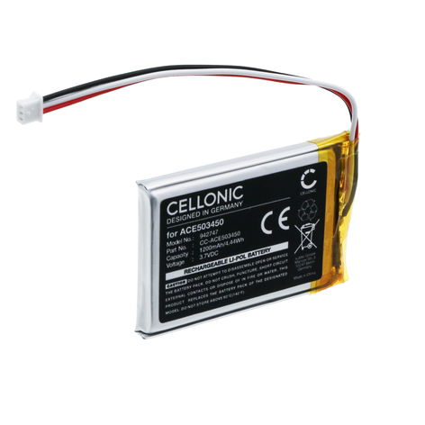 Batteri til Logitech Zone 900 533-000167 (400mAh, 3.7V) fra CELLONIC