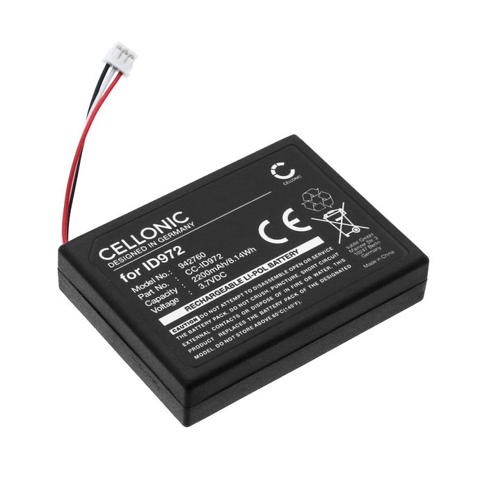 Batteri for Panasonic KX-HN1032W, KX-HN3001, KX-HN3051, KX-HN4001W, KX-HN4101W, KX-HN4102W 2200mAh fra CELLONIC