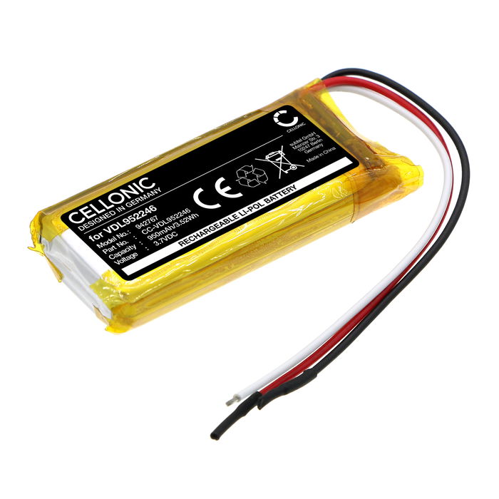 Batteri for Plantronics Poly Calisto 5300 950mAh fra CELLONIC