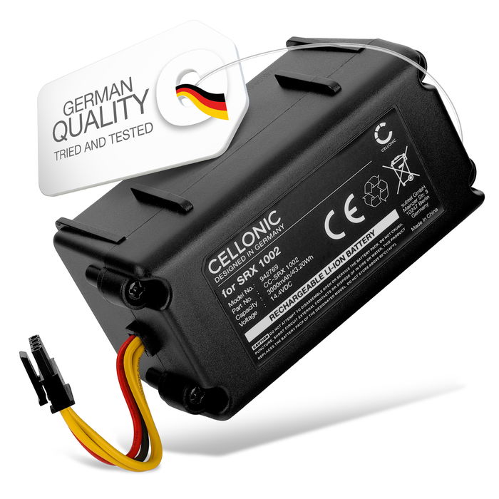 Batteri for Blaupunkt XSMART, XEASY, Sencor SRV 9250BK, SRV 6250, SRV 8250, SRV 9250 (Sencor SRX 1002) 3000mAh fra CELLONIC