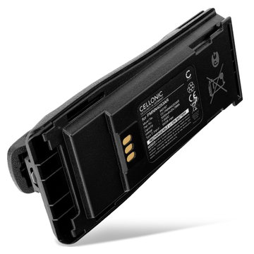 Batteri for Motorola DP1400 CP040 CP200 CP200 CP200D CP140 CP200XLS EP450, PMNN4253AR NNTN4497 (Type-C port) 7,4V 3350mAh Li Ion fra CELLONIC
