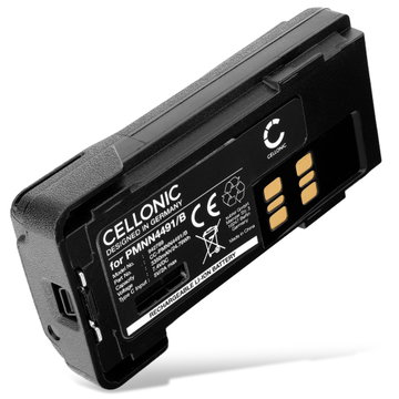 Batteri for Motorola DP4400E, DP2400E, DP4400, DP4801E, DP2400, DP4800, DP4600E, DP4401, PMNN4491, PMNN4491B (Type-C port) 3350mAh Li Ion fra CELLONIC