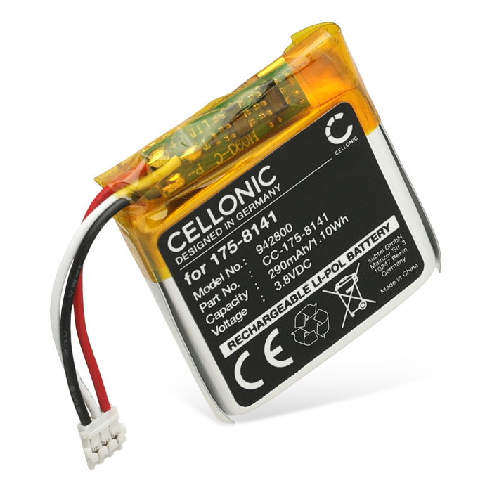 Batteri for Suunto 9, 9 baro, 175-8141, 100022539 - 290mAh 3,8V  fra CELLONIC