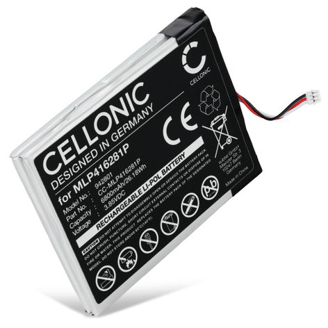 Batteri til EZVIZ DP1S MLP416281P (6800mAh, 3.85V) fra CELLONIC