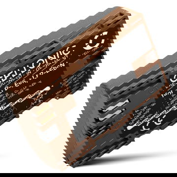 Batteri for Canon EOS 80D, 70D, 60D, 7D, 6D, 5DS, EOS 5D Mark IV, III, II TLP-E6P (2600mAh, 7.4V) fra CELLONIC