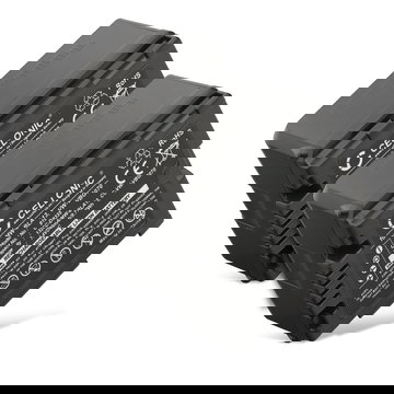 2x Batteri for Panasonic HDC-SD100, HDC-SD10, -SD707, -SD600, HDC-TM700, Lumix DMC-L10 1320mAh fra CELLONIC