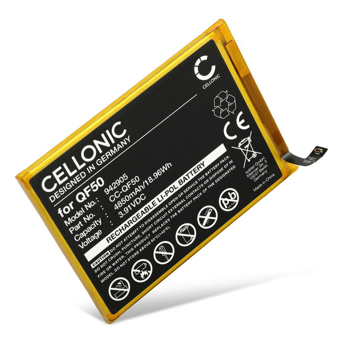 Batteri QF50 for Motorola Moto G34 - G24 - G24 Power - G04 - XT2421 4850mAh fra CELLONIC