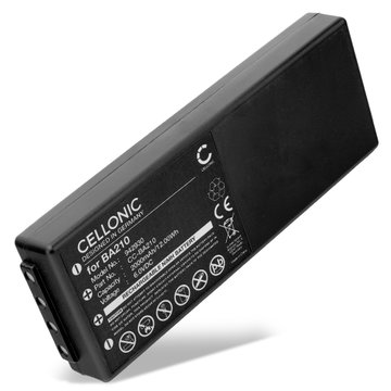 Batteri for HBC Radiomatic Spectrum 1, 2, 3, Linus 4, 6, Micron 4, 6, Eco, FUB10AA - BA210 2000mAh 6.0V fra CELLONIC