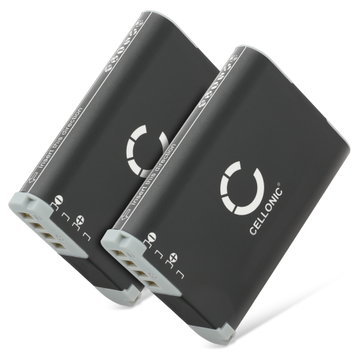 2x Batteri for Canon PowerShot G1 X Mark II, Legria Mini X,VIXIA Mini X,Canon NB-12L NB-12L (1900mAh, 3.6V) fra CELLONIC