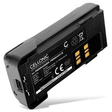 Batteri for Motorola DP2400E, DP4801E, DP4800, DP4800E, DP2400, DP4801, DP4600, DP2600E, DP4401, DP4601E, DP4401E, DP2600, DP4000, XPR7550e 7.4V 5000mAh Lithiumion fra CELLONIC