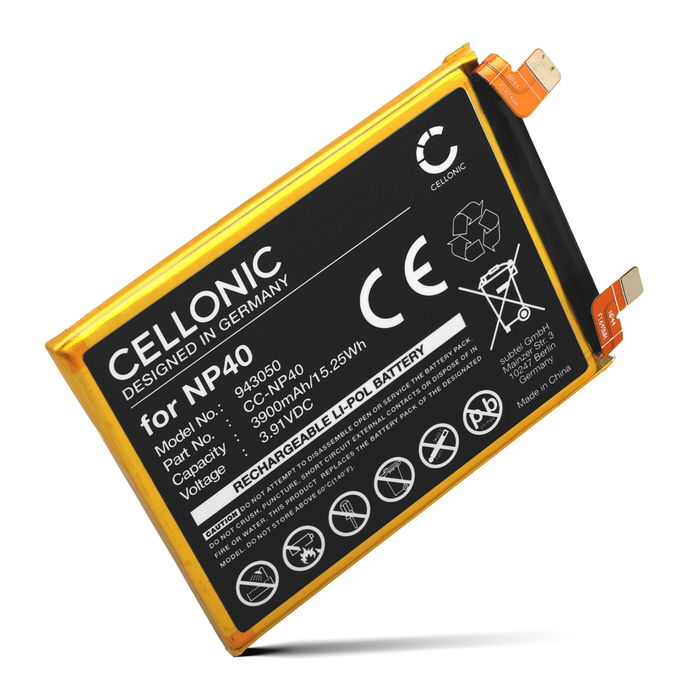 Batteri til Motorola EDGE 30 NEO, XT2245 NP40, SB18D50729, SB18D50730 (3900mAh, 3.91V) fra CELLONIC