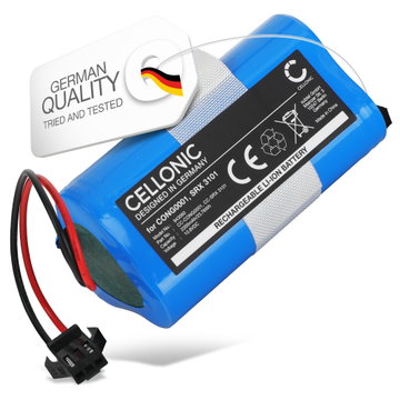 Batteri for Kompatibel mit Cecotec CONGA 750 CONGA 890 Slim CONGA Slim CONGA Slim 890 CONGA Slim 890 Wet CONGA Slim Wet CONGA Wet Kompatibel mit Sencor SRV 3150OR SRV 3160TQ 2200mAh fra CELLONIC