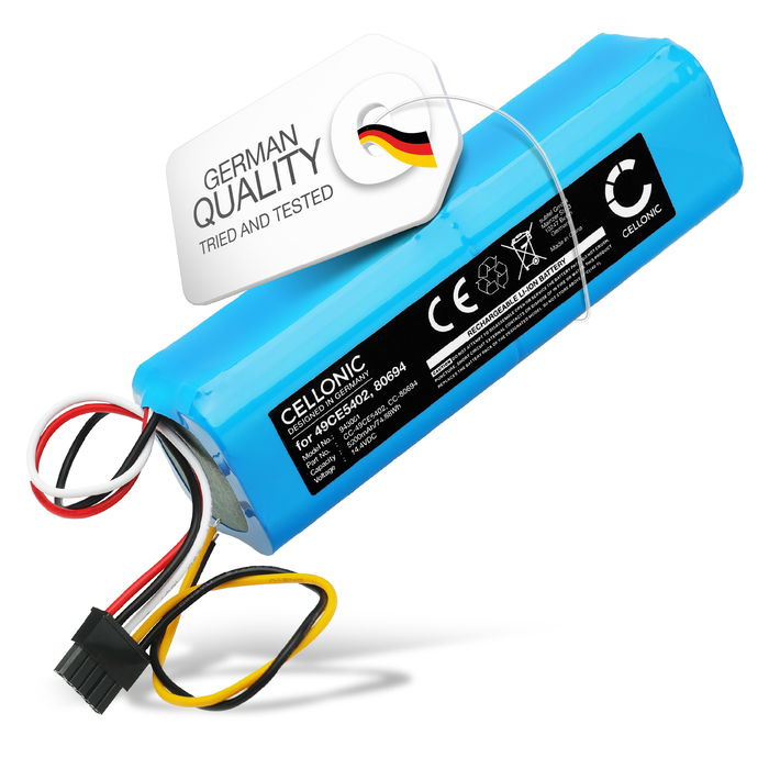 Batteri for Cecotec CONGA 4090, 6090, 4690, 7090, 5090, 5490, 4490 5200mAh fra CELLONIC