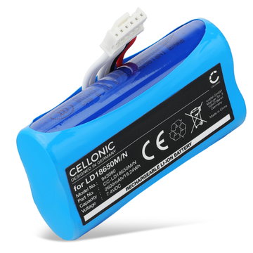 Batteri for Ingenico AXIUM DX4000, AXIUM DX8000, AXIUM DX8002, Landi A8s 2600mAh fra CELLONIC