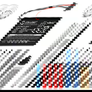 Batteri for Mitac Mio Moov M400, Mio Moov M405, Mio N177, Mio Moov 500, M1100, 338937010172 750mAh + verktøy sett 17stk fra subtel