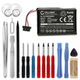 1x Batteri 541380530005 1250mAh + 17-delers verktøysett