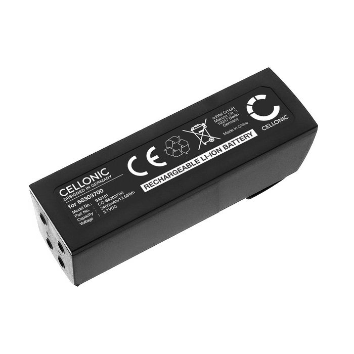 Batteri for Hetronic ERGO-S - 68303700 (3400mAh) reservebatteri