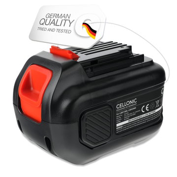 Batteri for Black & Decker 60V MAX Blower, 60V MAX trimmer, CM2060C, LHT360, LHT360C, LHT360CFF 60V  2500mAh Li Ion fra CELLONIC