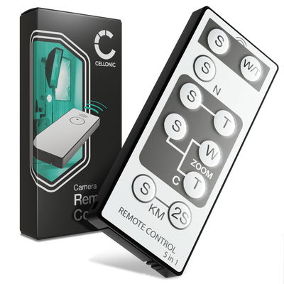 Infrarød kamerautløser for Canon 70D, 5D Mark IV, 750D trådløs IR-kamerafjernkontroll fra CELLONIC