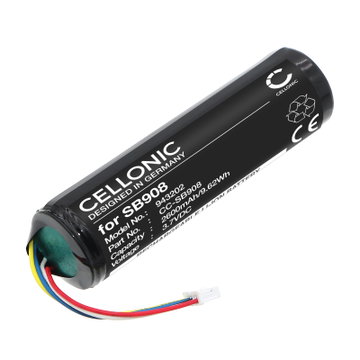Batteri for Shure MXW2X SB908 (2600mAh, 3.7V) fra CELLONIC