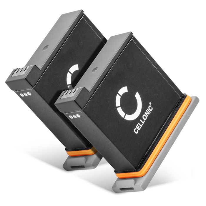 2x Batteri for DJI Osmo Action Cam (CP.OS.00000020.01) DJI AB1, DJI P01, DJI PT1 AB1, P01, PT1 (1220mAh, 3.85V) fra CELLONIC