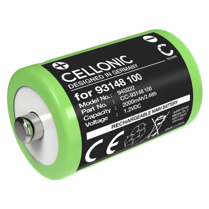 Batteri for Wahl 7060, 9020, 9326, 9816, 9916, 9918, 9920, 9925, 9940 2000mAh fra CELLONIC