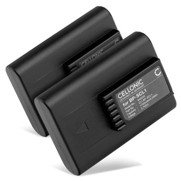 2x Batteri for Leica M8, M9-P, M9-M BP-SCL1 (1700mAh, 3.7V) fra CELLONIC