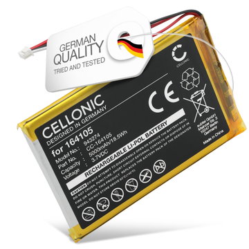 Batteri for VTech RM7766HD, RM5766HD, LF915HD, LF920HD, LF930HD, VM901, VM919HD 5000mAh fra CELLONIC