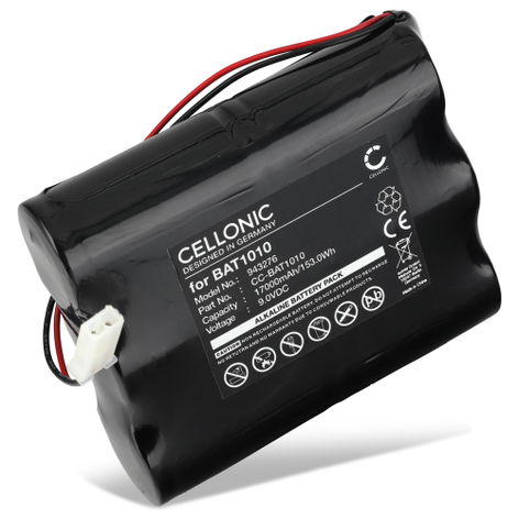 Battery for Silentron 5501; 5503; 5532 BAT1010 (17000mAh, 9V) from CELLONIC