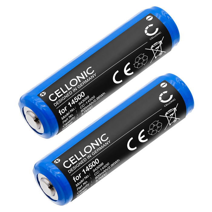 2x Ledlenser iH5R Batteri 3.7V 800mAh fra Cellonic