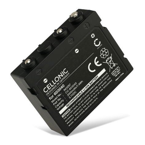 Batteri til Ledlenser H7R Core, SE; H7 SE; H7.2 603040 (2000mAh, 3.7V) fra CELLONIC